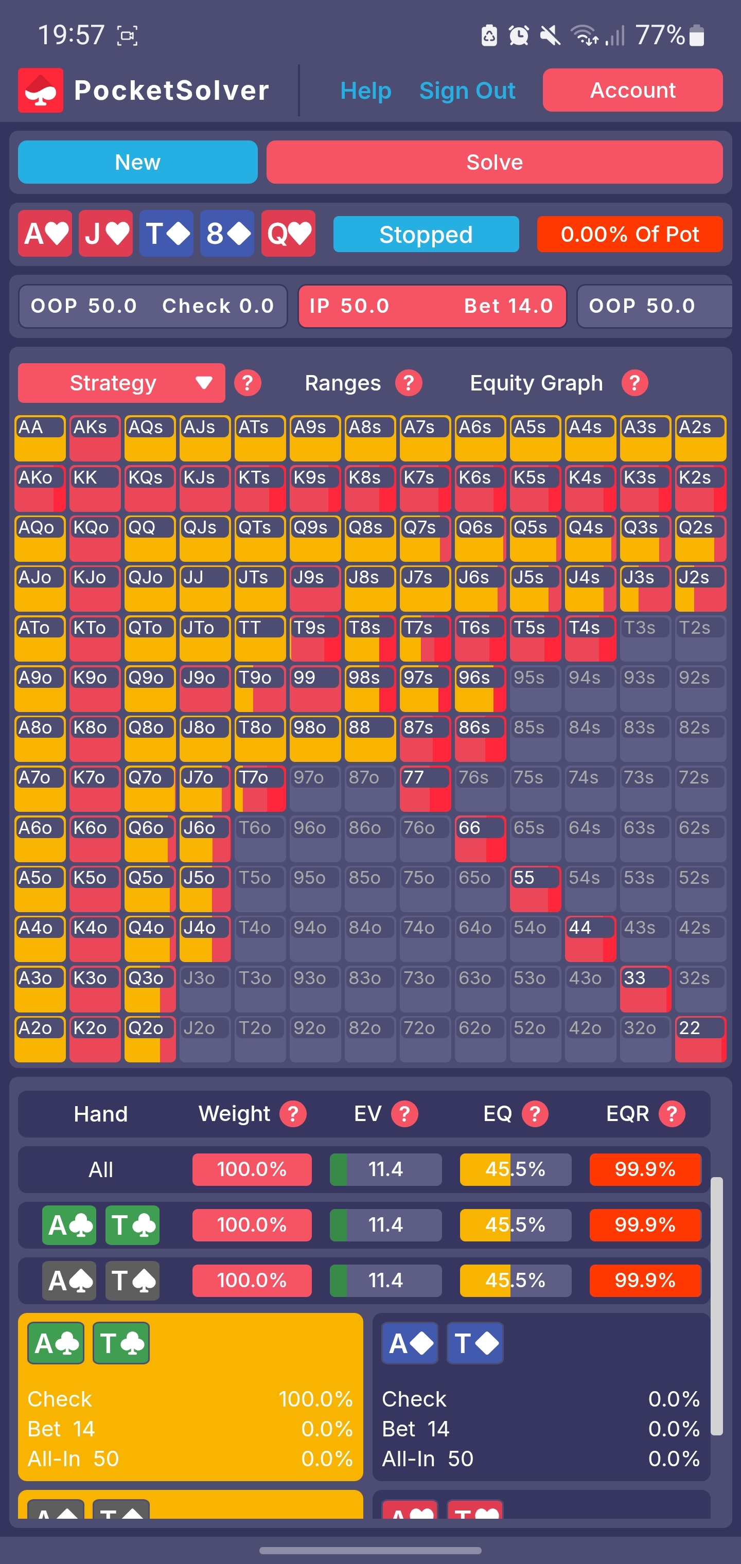 Pocket Solver Screenshot