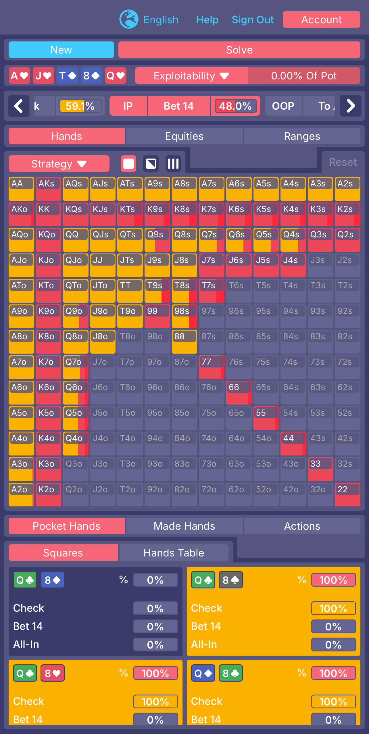 Pocket Solver Screenshot
